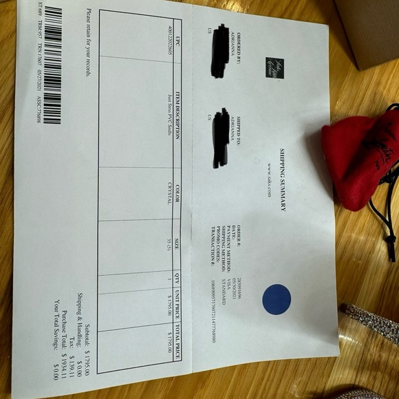 Christian Louboutin Just Strass 85 Crystal Embellished PVC Iridescent Heel *RARE - Picture 12 of 16